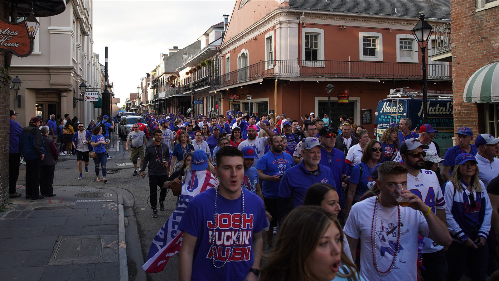 Buffalo Bills packers of NOLA Takeover Parade
